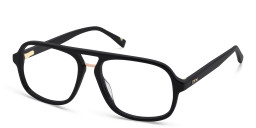 Shop EYE'M Aviator Eyeglasses in Black Gold online.