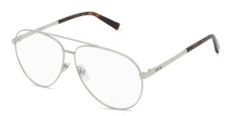 EYE'M Wide Aviator Eyeglasses in Silver – Product Photo 3