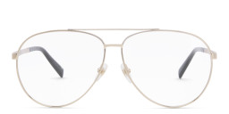 EYE'M Wide Aviator Eyeglasses in Gold – Product Photo 3