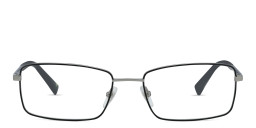 Shop EYE'M Wide Rectangle Eyeglasses in Gunmetal online.