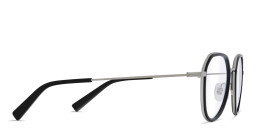 EYE'M Unisex Round Eyeglasses in Black – Product Photo 4