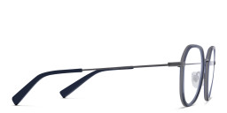 EYE'M Unisex Round Eyeglasses in Blue – Product Photo 4