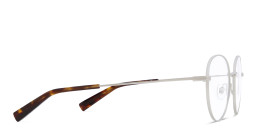 EYE'M Unisex Round Eyeglasses in Silver – Product Photo 4