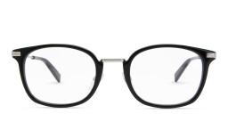 EYE'M Unisex Square Eyeglasses in Black – Product Photo 2