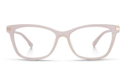 EYE'M Cat Eye Eyeglasses in Nude – Product Photo 1