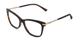 EYE'M Cat Eye Eyeglasses in Dark Havana – Product Photo 3
