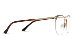 EYE'M Half Rim Cat Eye Eyeglasses in Nude – Product Photo 4