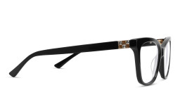 EYE'M Cat Eye Eyeglasses in Matte Black – Product Photo 4