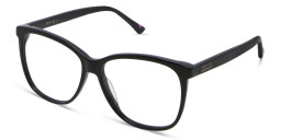 EYE'M Square Eyeglasses in Black – Product Photo 3