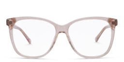 EYE'M Square Eyeglasses in Nude – Product Photo 1