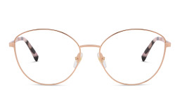 EYE'M Wide Cat Eye Eyeglasses in Rose Gold – Product Photo 1