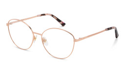 EYE'M Wide Cat Eye Eyeglasses in Rose Gold – Product Photo 3