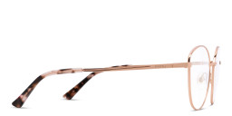 EYE'M Wide Cat Eye Eyeglasses in Rose Gold – Product Photo 4