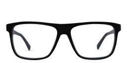 Shop EYE'M Square Eyeglasses in Matte Black online.