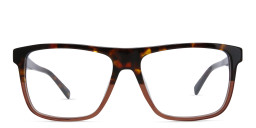 Shop EYE'M Square Eyeglasses in Gradient Havana online.