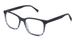 Shop EYE'M Square Eyeglasses in Blue online.