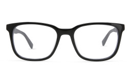 Shop EYE'M Square Eyeglasses in Black online.