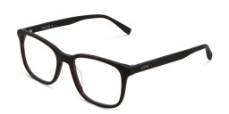 Shop EYE'M Square Eyeglasses in Dark Havana online.