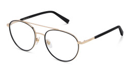 EYE'M Round Eyeglasses in Black – Product Photo 3