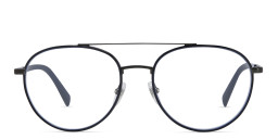 EYE'M Round Eyeglasses in Gunmetal – Product Photo 1