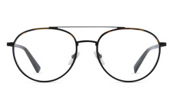 EYE'M Round Eyeglasses in Havana – Product Photo 1