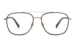 Shop EYE'M Wide Square Eyeglasses in Havana online.