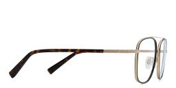 EYE'M Wide Square Eyeglasses in Havana – Product Photo 4