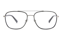 Shop EYE'M Wide Square Eyeglasses in Black online.