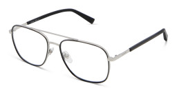EYE'M Wide Square Eyeglasses in Black – Product Photo 3