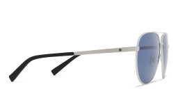 Shop EYE'M Aviator Sunglasses in Silver online.