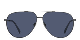 EYE'M Aviator Sunglasses in Gunmetal/Grey – Product Photo 3