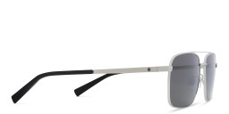Shop EYE'M Square Sunglasses in Silver online.
