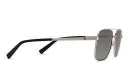 EYE'M Square Sunglasses in Silver – Product Photo 4