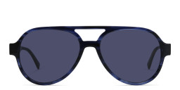 EYE'M Aviator Sunglasses in Blue/Grey – Product Photo 2