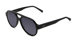 EYE'M Aviator Sunglasses in Black – Product Photo 3