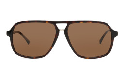 EYE'M Aviator Sunglasses in Havana/Brown – Product Photo 1