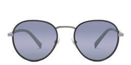 Shop EYE'M Round Sunglasses in Gunmetal online.