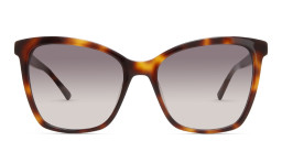 EYE'M Cat Eye Sunglasses in Havana/Brown Shaded – Product Photo 2