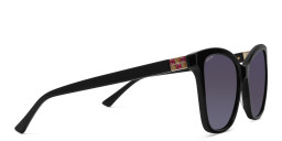 EYE'M Cat Eye Sunglasses in Black – Product Photo 3