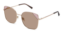 Shop EYE'M Cat Eye Sunglasses in Rose Gold online.