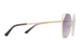 Shop EYE'M Cat Eye Sunglasses in Gold online.