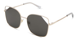 EYE'M Cat Eye Sunglasses in Gold – Product Photo 3