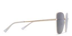 Shop EYE'M Cat Eye Sunglasses in Gold online.