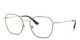 Vogue Eyewear Square Eyeglasses in Black Gold – Product Photo 2