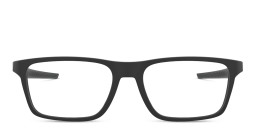 Shop Oakley Port Bow Rectangle Eyeglasses in Satin Black online.
