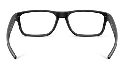 Shop Oakley Port Bow Rectangle Eyeglasses in Satin Black online.