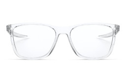 Oakley Centerboard Wide Square Eyeglasses in Polished Clear – Product Photo 1