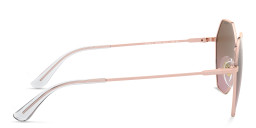 Vogue Eyewear Irregular Sunglasses in Rose Gold – Product Photo 3
