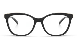 Shop Michael Kors Square Eyeglasses in Gold online.