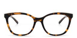 Shop Michael Kors Rome Square Eyeglasses in Tortoise online.
